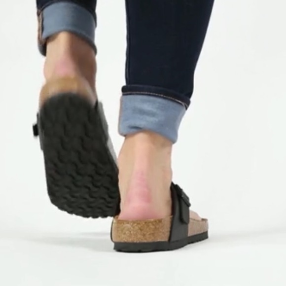 Birkenstock Gizeh Birko-Flor Black Patent Size 40 Narrow Fit - Picture 11 of 11